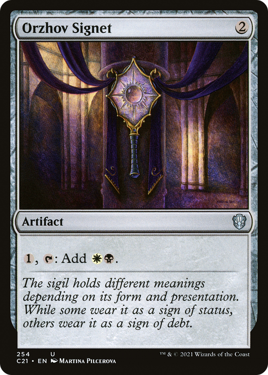 Orzhov Signet (C21-254) - Commander 2021