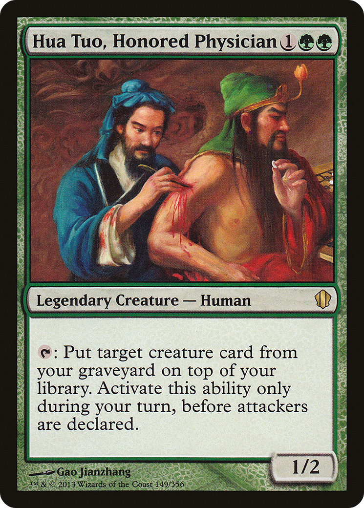 Hua Tuo, Honored Physician (C13-149) - Commander 2013