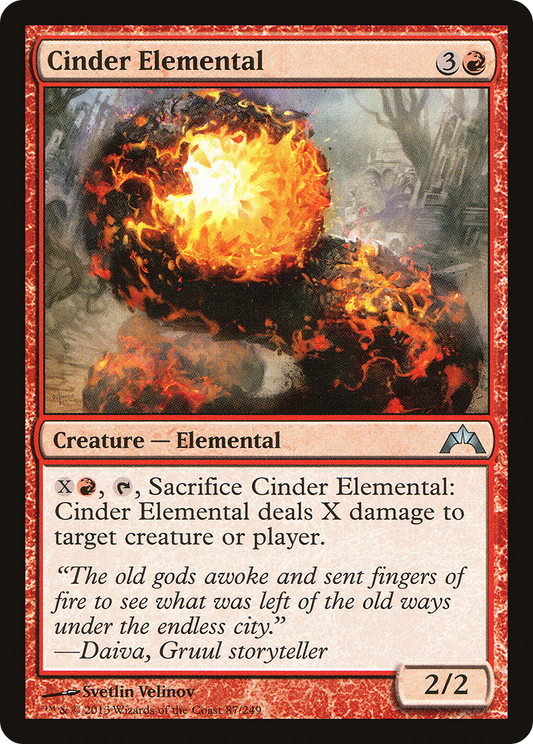 Cinder Elemental (GTC-087) - Gatecrash