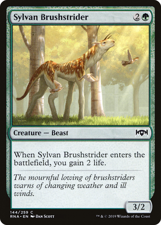 Sylvan Brushstrider (RNA-144) - Ravnica Allegiance