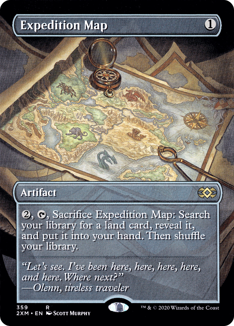 Expedition Map  (Borderless)(2XM-359) - Double Masters