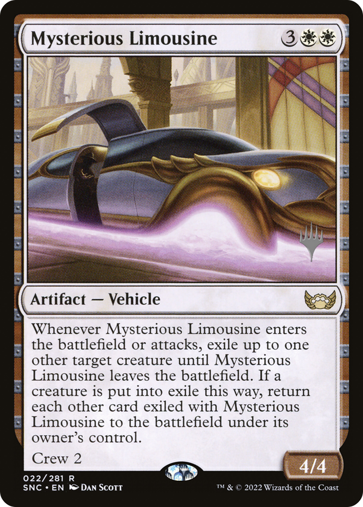 Mysterious Limousine (PSNC-22P) - Streets of New Capenna Promos Foil