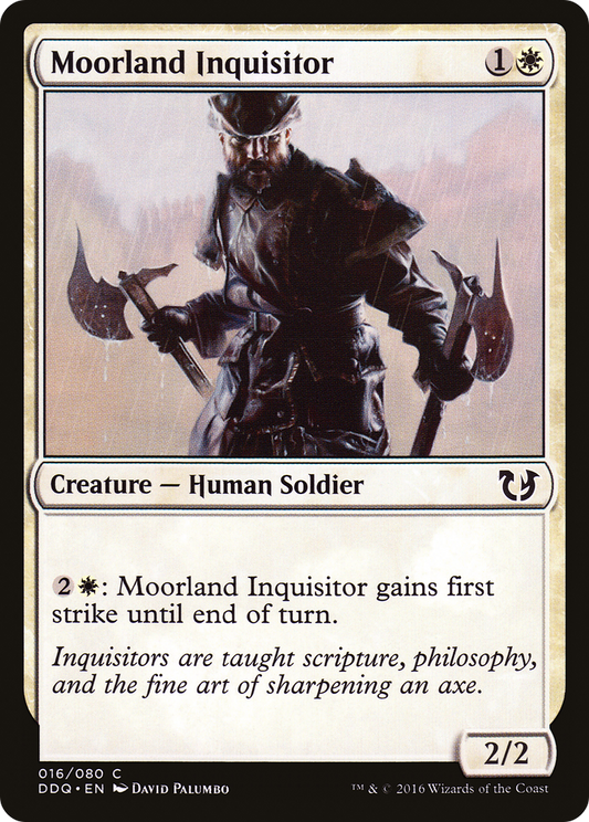 Moorland Inquisitor (DDQ-016) - Duel Decks: Blessed vs. Cursed