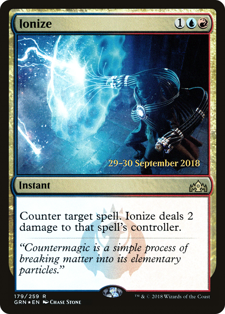 Ionize (PRE-179S) - Guilds of Ravnica Promos (Prerelease) Foil
