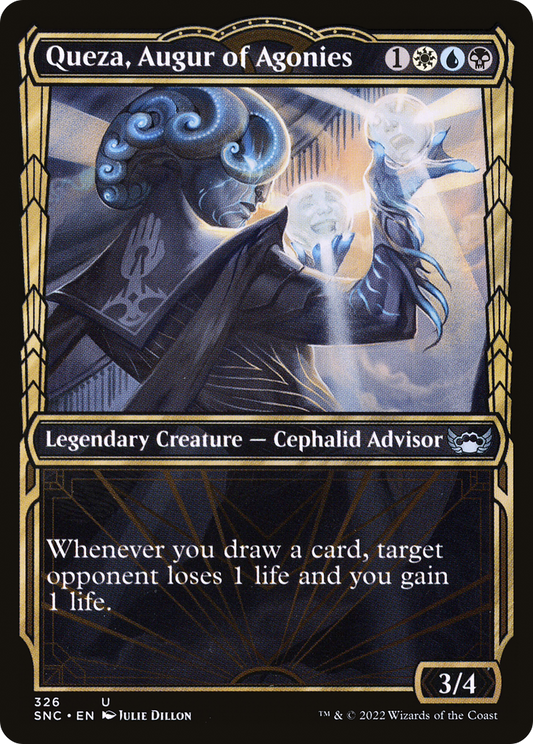 Queza, Augur of Agonies (Showcase) (SNC-326) - Streets of New Capenna: (Showcase)