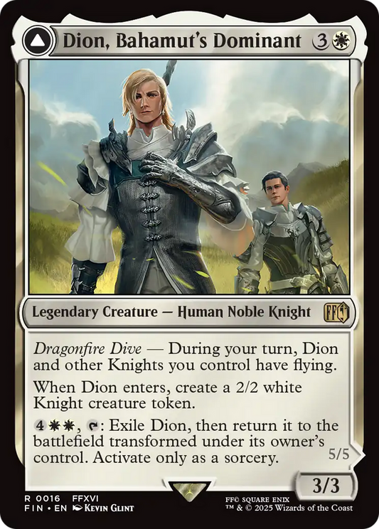 Dion, Bahamut's Dominant (FIN-016) - FINAL FANTASY