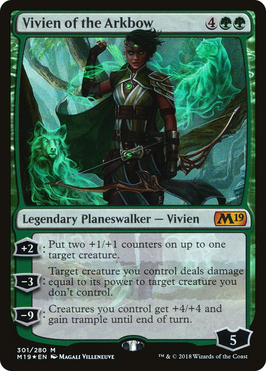 Vivien of the Arkbow (M19-301) - Core Set 2019 Foil