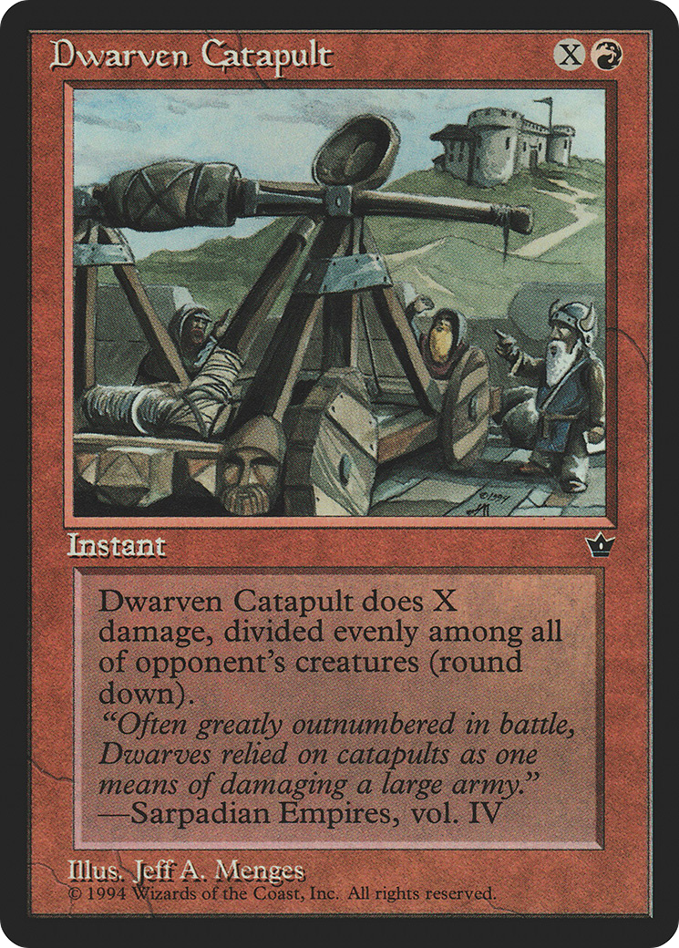 Dwarven Catapult (FEM-051) - Fallen Empires