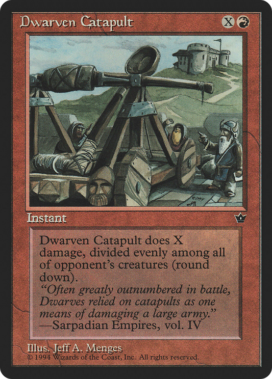 Dwarven Catapult (FEM-051) - Fallen Empires