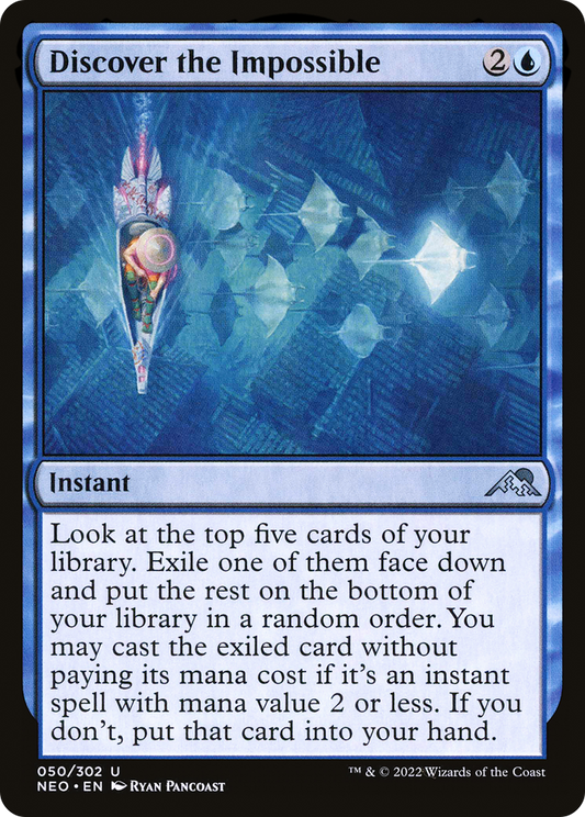 Discover the Impossible (NEO-050) - Kamigawa: Neon Dynasty