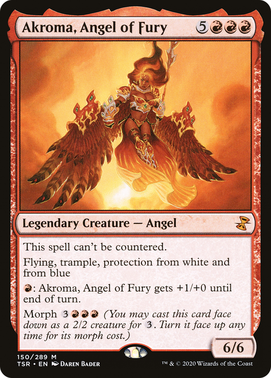 Akroma, Angel of Fury (TSR-150) - Time Spiral Remastered Foil