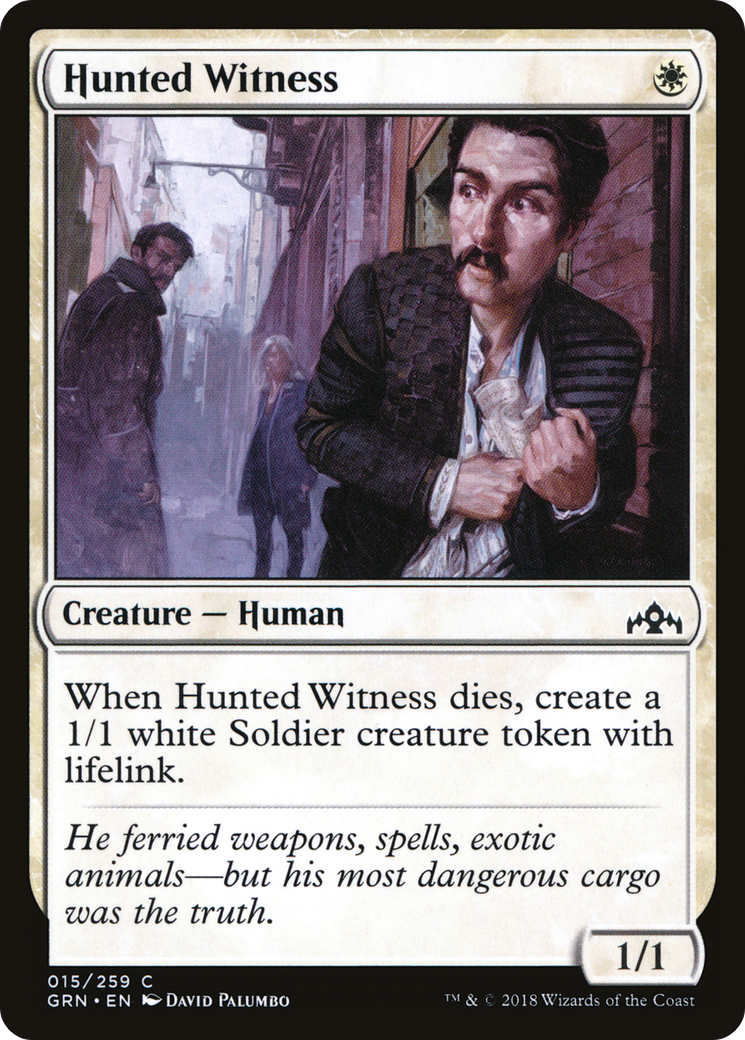 Hunted Witness (GRN-015) - Guilds of Ravnica