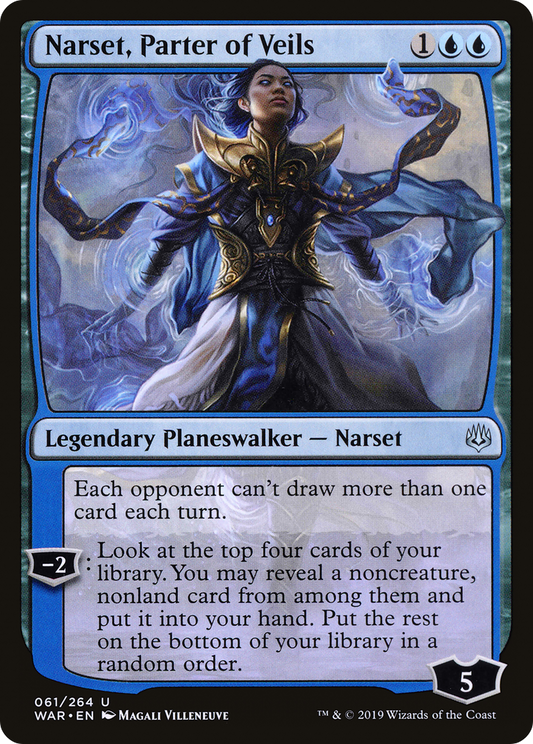 Narset, Parter of Veils (WAR-061) - War of the Spark Foil