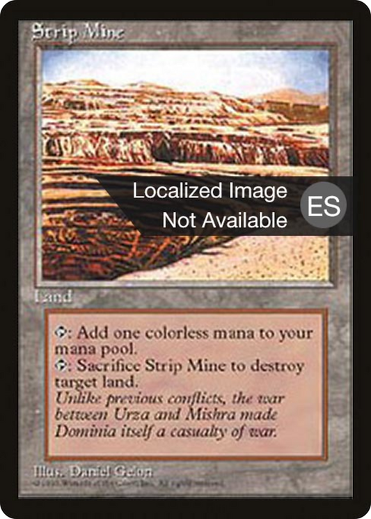 Strip Mine (4BB-363) - Fourth Edition Foreign Black Border