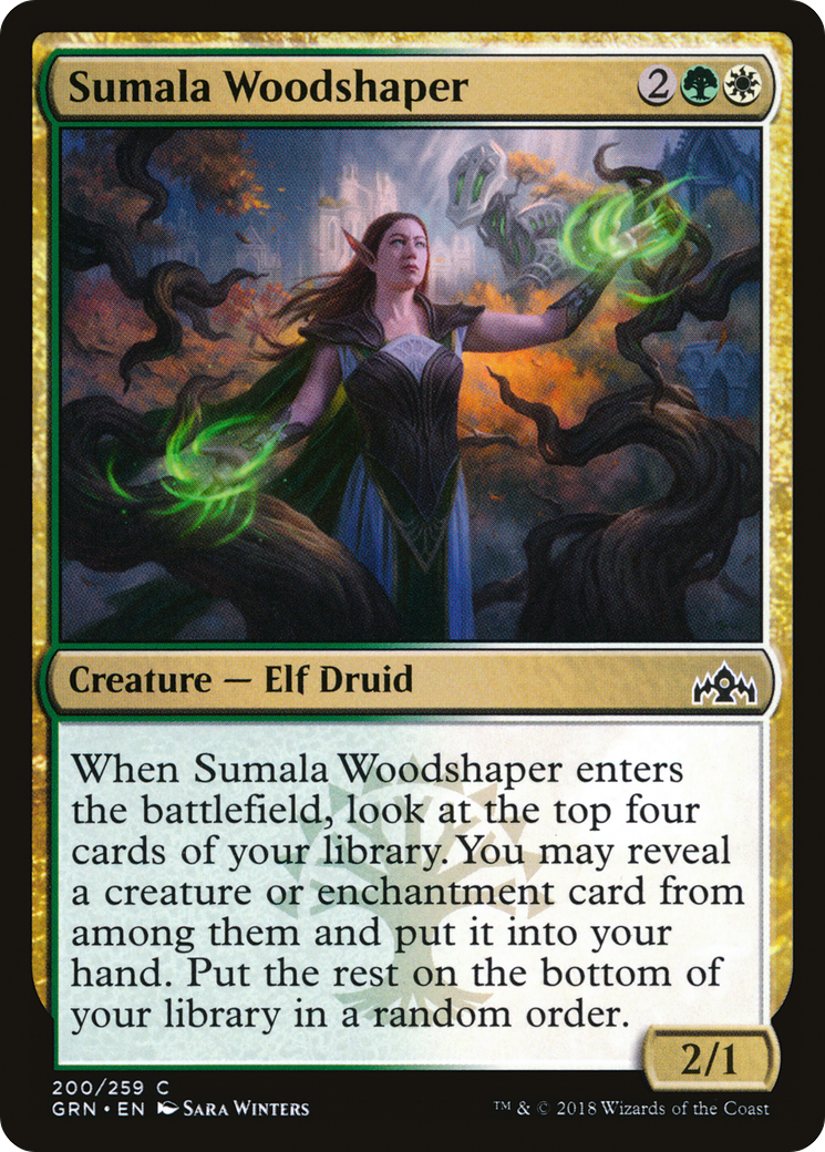 Sumala Woodshaper (GRN-200) - Guilds of Ravnica Foil