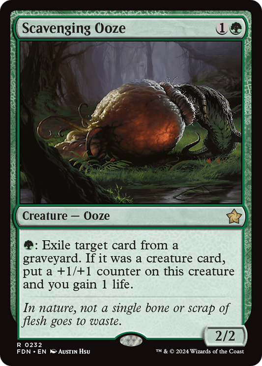 Scavenging Ooze (FDN-232) - Foundations Foil