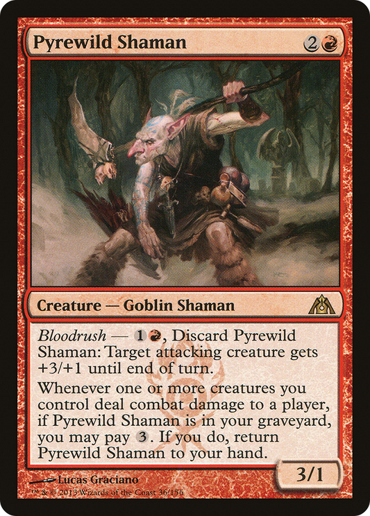 Pyrewild Shaman (DGM-036) - Dragon's Maze Foil