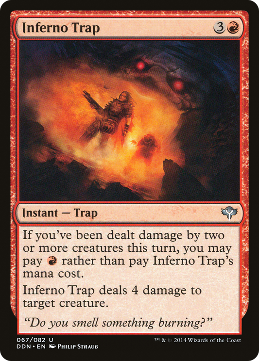 Inferno Trap (DDN-067) - Duel Decks: Speed vs. Cunning