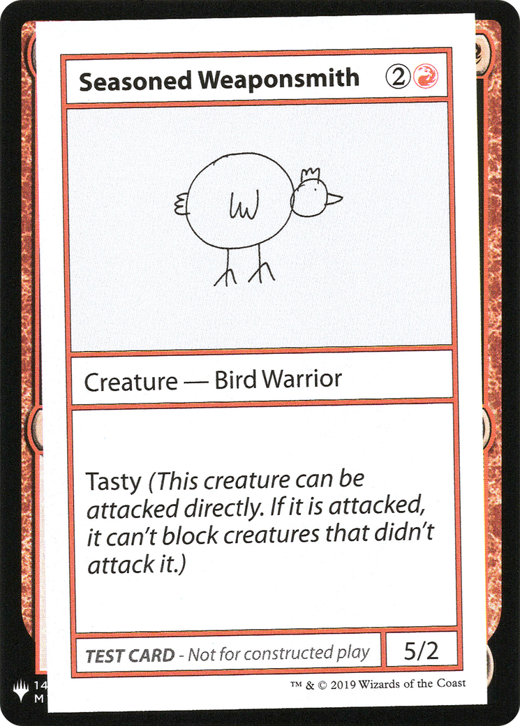 Seasoned Weaponsmith (CMB1-063) - Mystery Booster Playtest Cards 2019