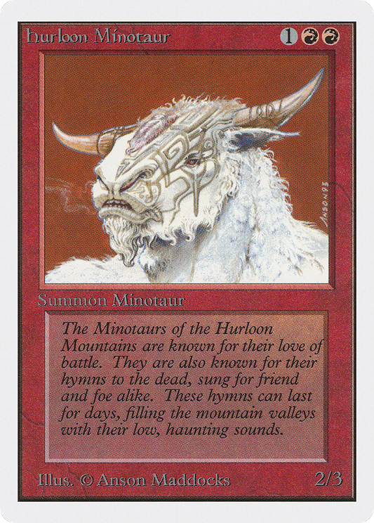 Hurloon Minotaur (2ED-159) - Unlimited Edition