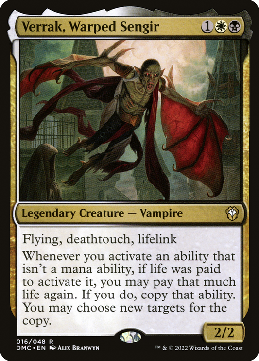 Verrak, Warped Sengir (DMC-016) - Dominaria United Commander