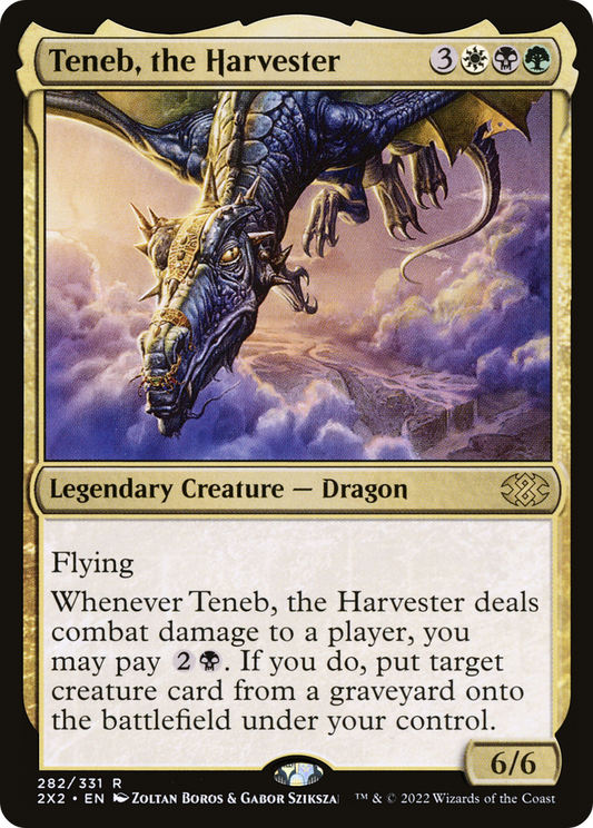 Teneb, the Harvester (2X2-282) - Double Masters 2022 Foil