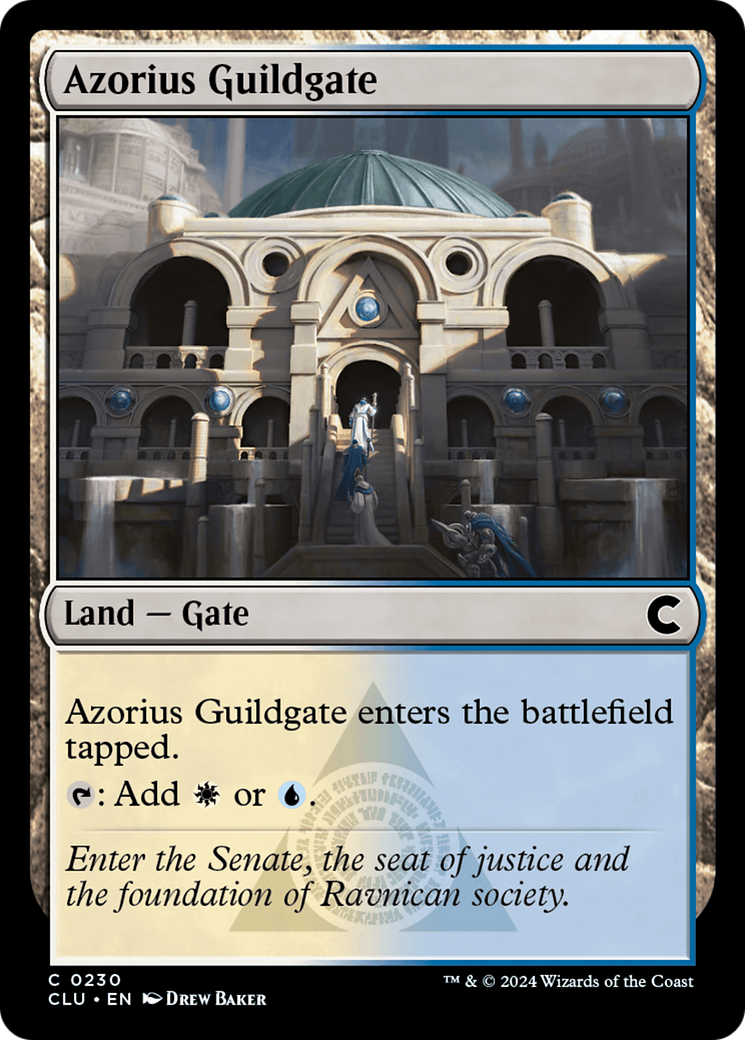 Azorius Guildgate (CLU-230) - Ravnica: Clue Edition