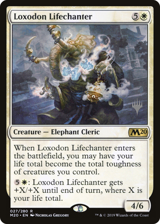 Loxodon Lifechanter (PPM20-27P) - Core Set 2020 Promos (Promo Pack)