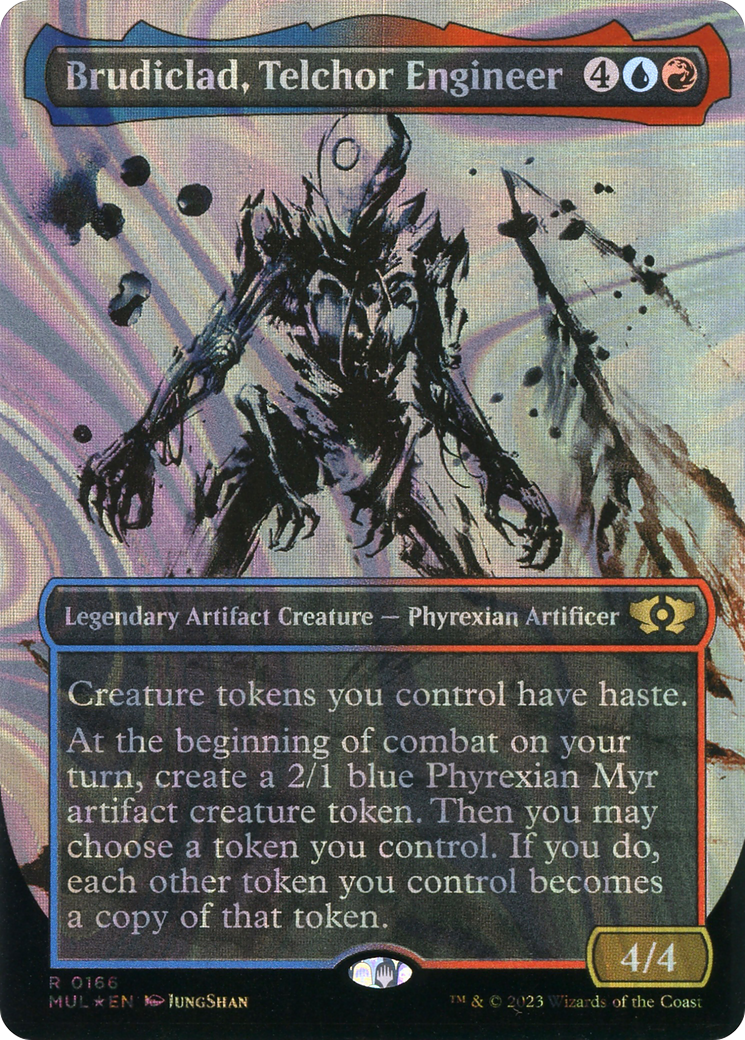 Brudiclad, Telchor Engineer (MUL-166) - Multiverse Legends: (Showcase) (Borderless) Foil