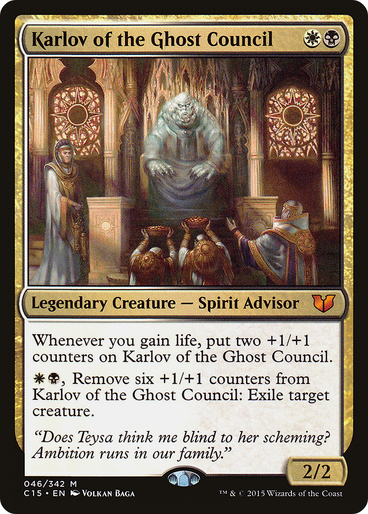 Karlov of the Ghost Council (C15-046) - Commander 2015