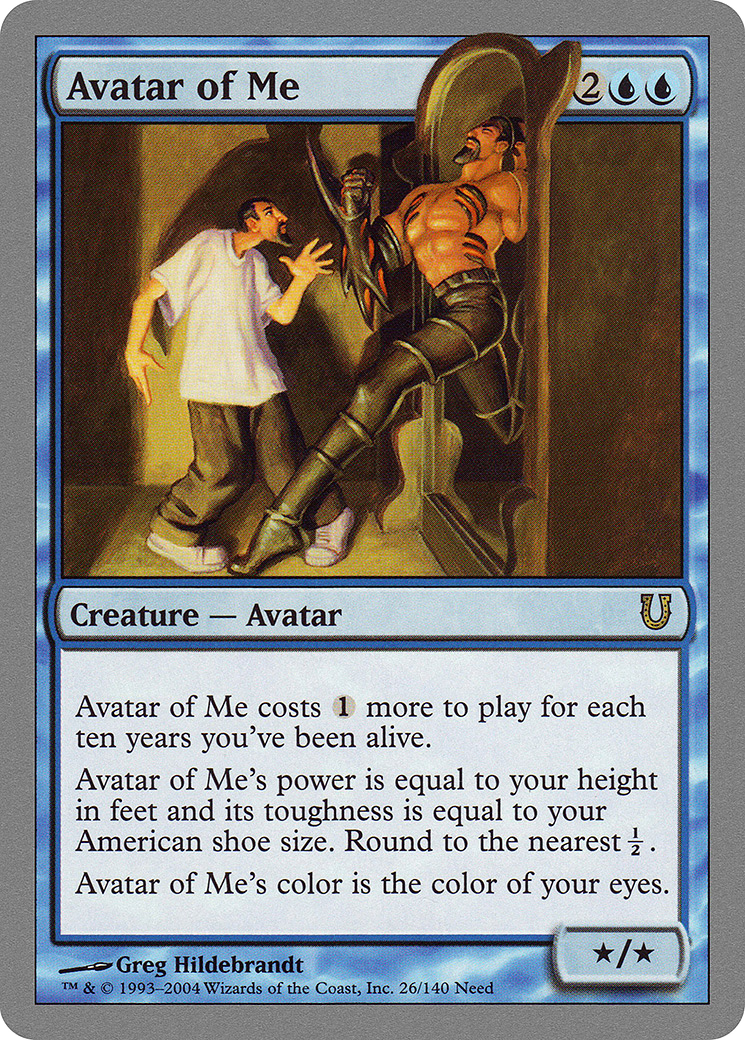 Avatar of Me (UNH-026) - Unhinged Foil