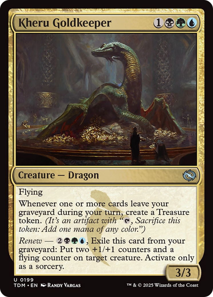 Kheru Goldkeeper  (TDM-199) - Tarkir: Dragonstorm Foil