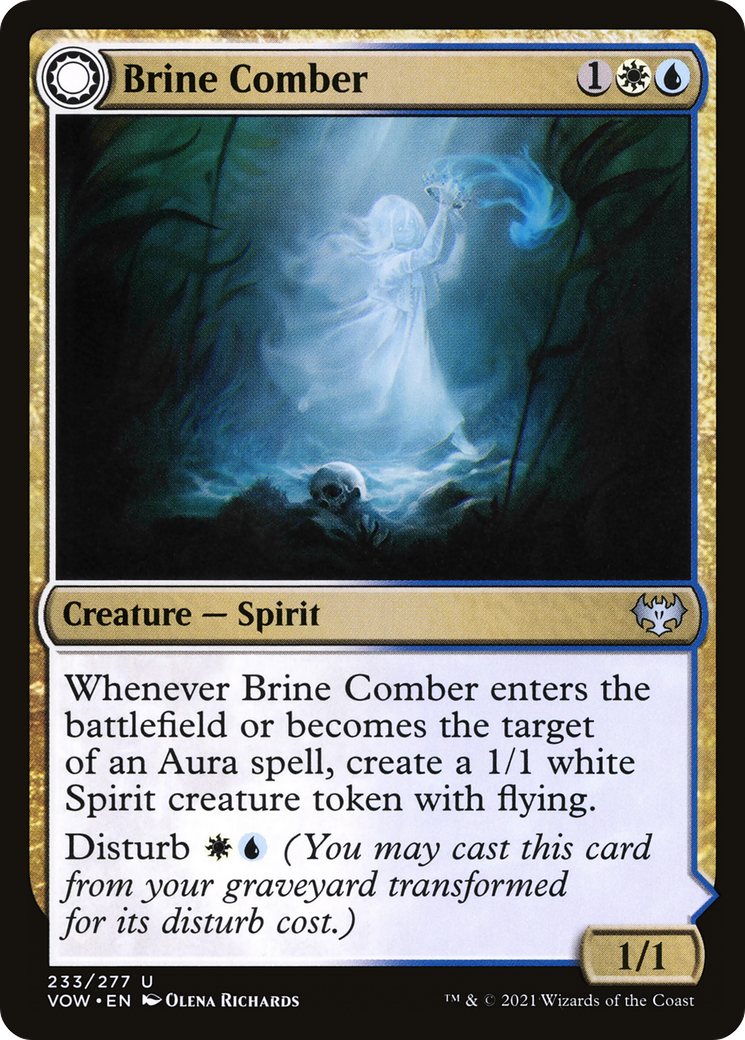 Brine Comber  (VOW-233) - Innistrad: Crimson Vow: (Double Faced Transform)