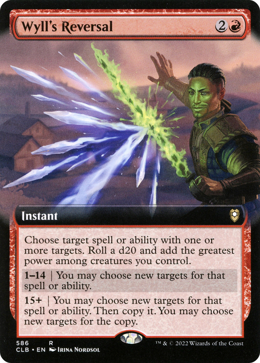 Wyll's Reversal (CLB-586) - Commander Legends: Battle for Baldur's Gate: (Extended Art) Foil