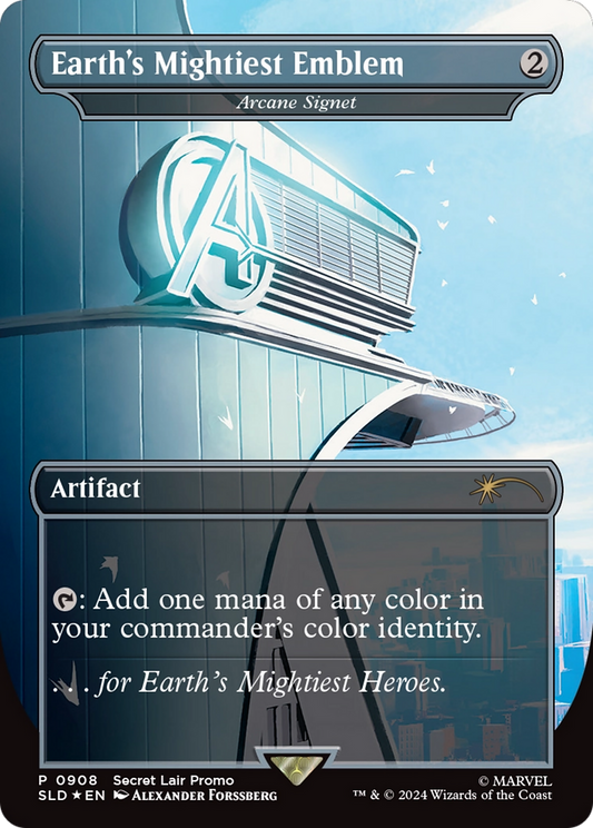 Arcane Signet (SLD-908) - Secret Lair Drop / Earth's Mightiest Emblem Foil