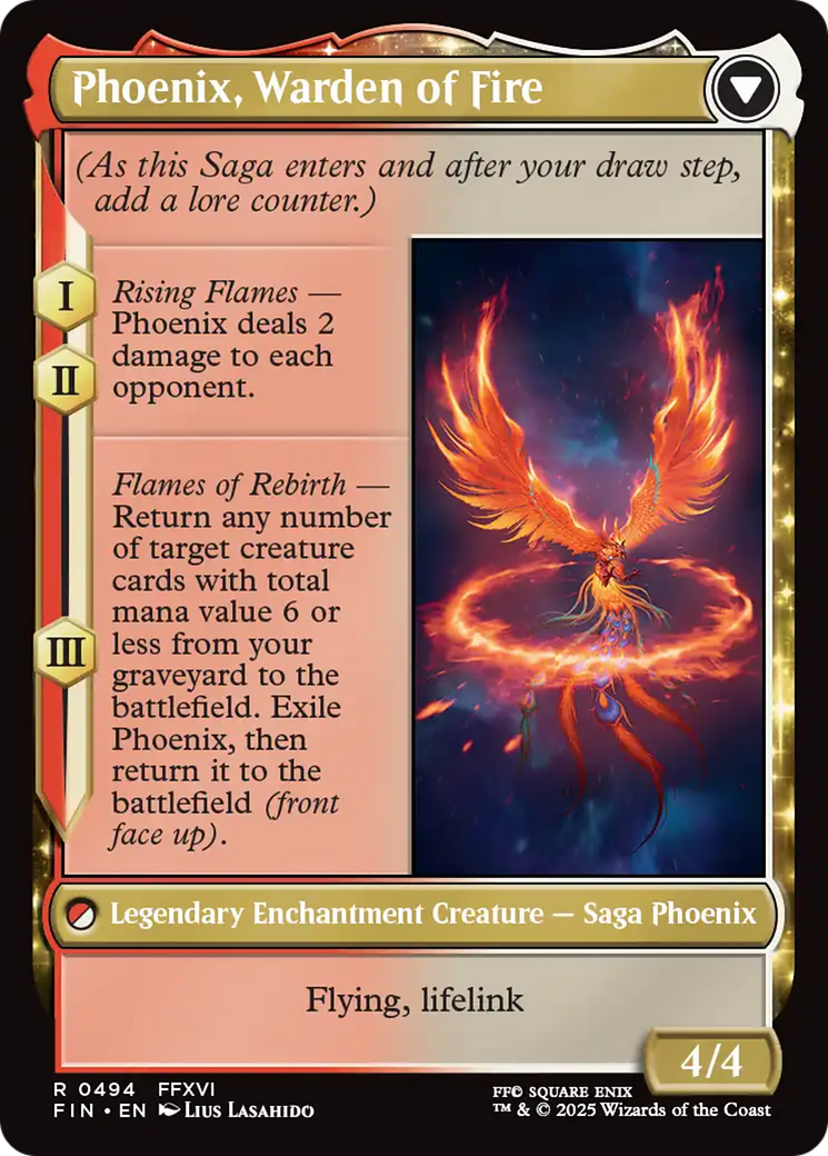 Joshua, Phoenix's Dominant (Extended Art) (FIN-494) - FINAL FANTASY: (Extended Art) Foil
