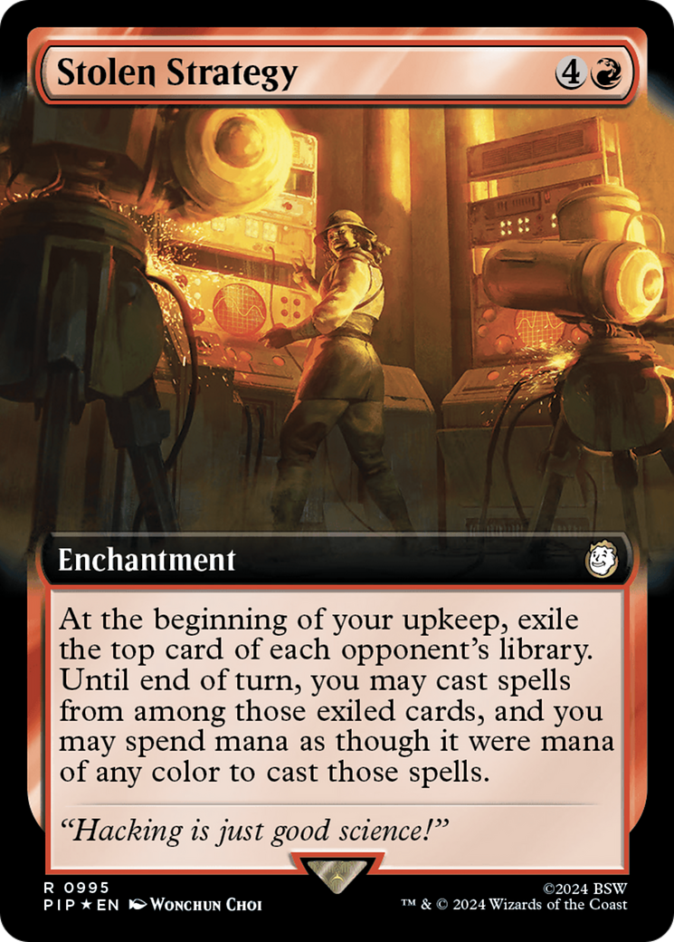 Stolen Strategy (PIP-995) - Fallout: (Extended Art) Foil