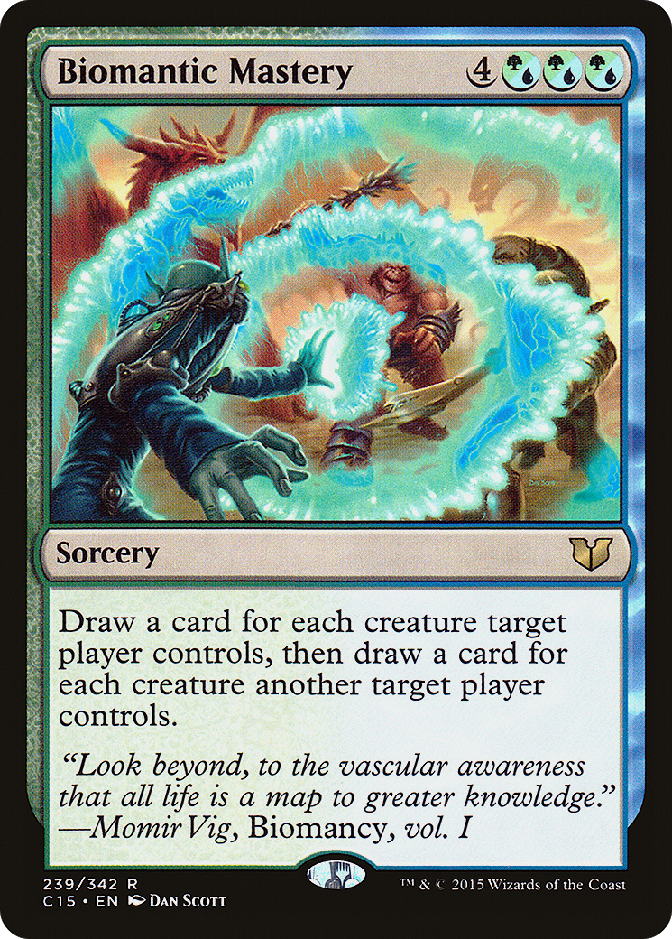 Biomantic Mastery (C15-239) - Commander 2015