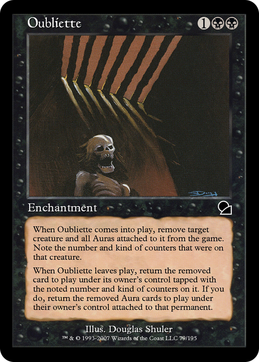 Oubliette (ME1-079) - Masters Edition Foil