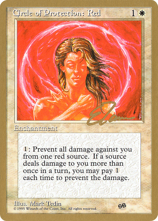 Circle of Protection: Red (PTC-ET17SB) - Pro Tour Collector Set