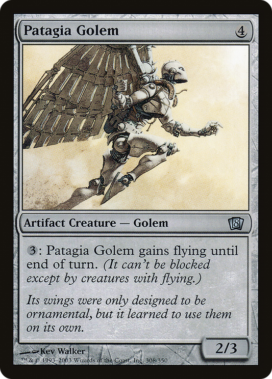 Patagia Golem (8ED-308★) - Eighth Edition Foil