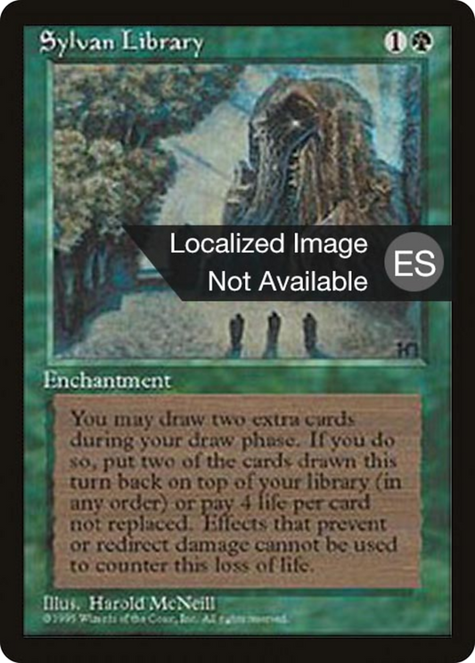 Sylvan Library (4BB-273) - Fourth Edition Foreign Black Border