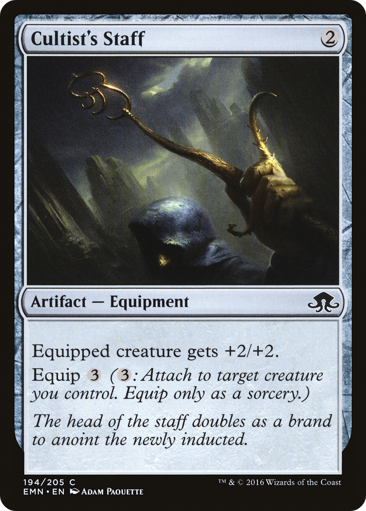 Cultist's Staff (EMN-194) - Eldritch Moon Foil