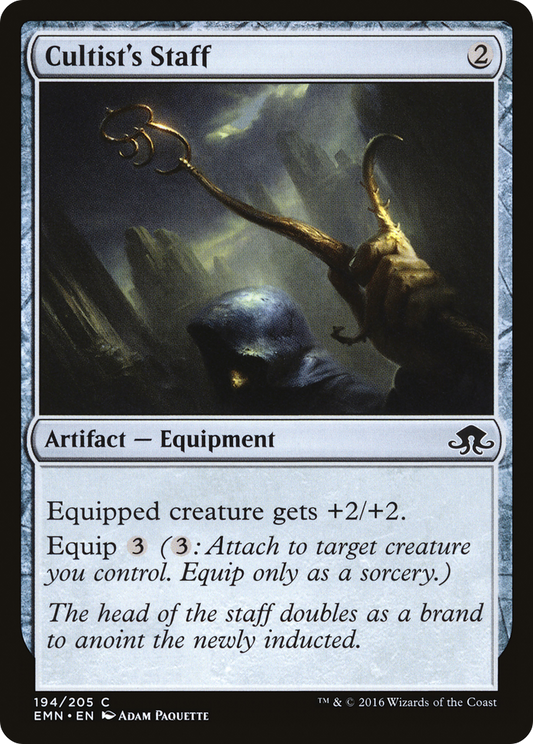 Cultist's Staff (EMN-194) - Eldritch Moon Foil