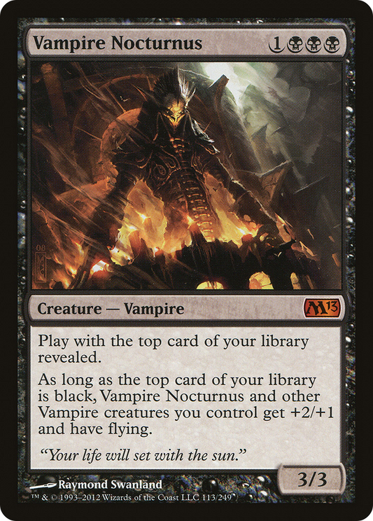 Vampire Nocturnus (M13-113) - Magic 2013 Foil