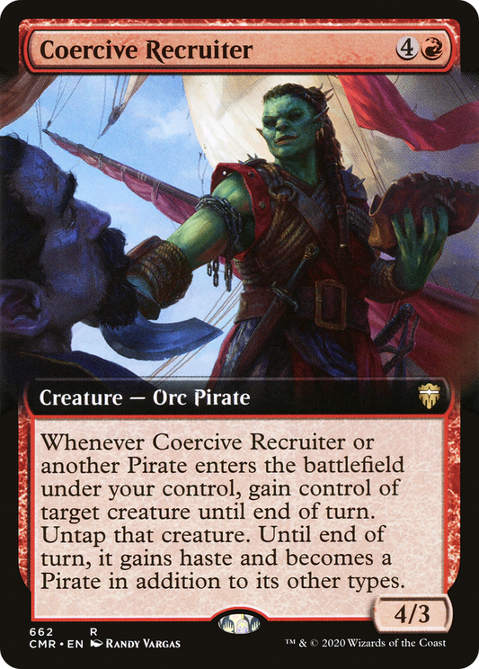 Coercive Recruiter (CMR-662) - Commander Legends: (Extended Art) Foil