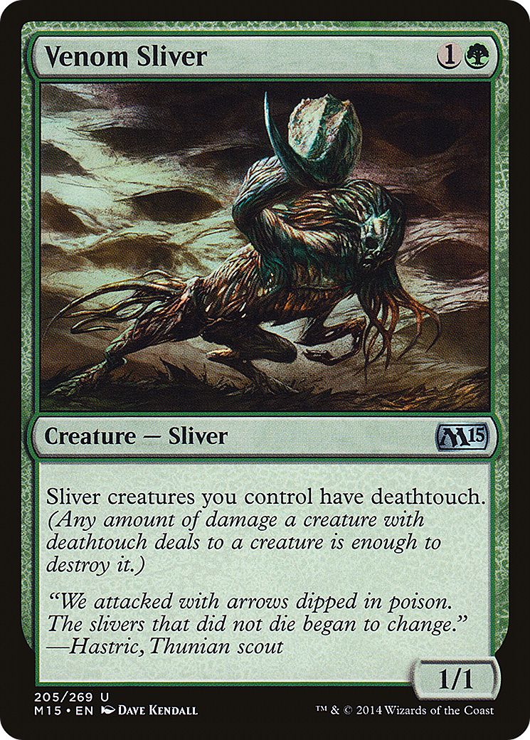 Venom Sliver (M15-205) - Magic 2015 Foil