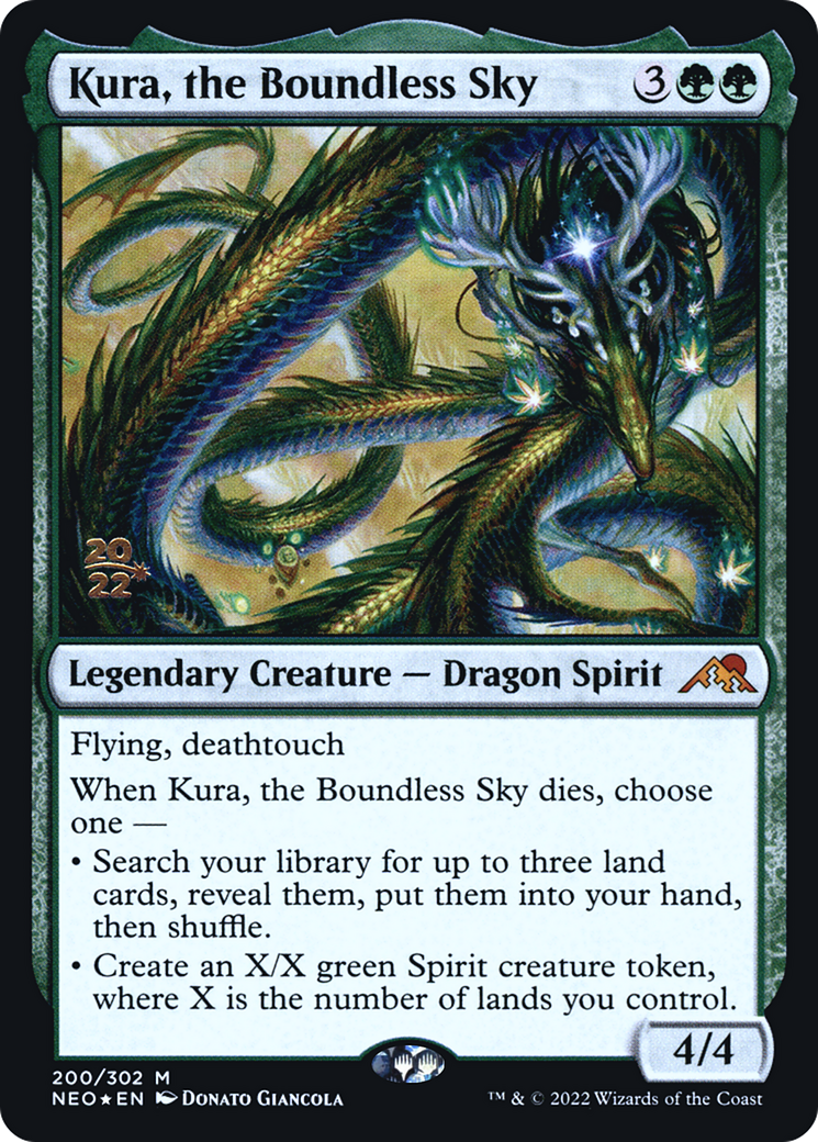 Kura, the Boundless Sky (PNEO-200S) - Kamigawa: Neon Dynasty Promos Foil