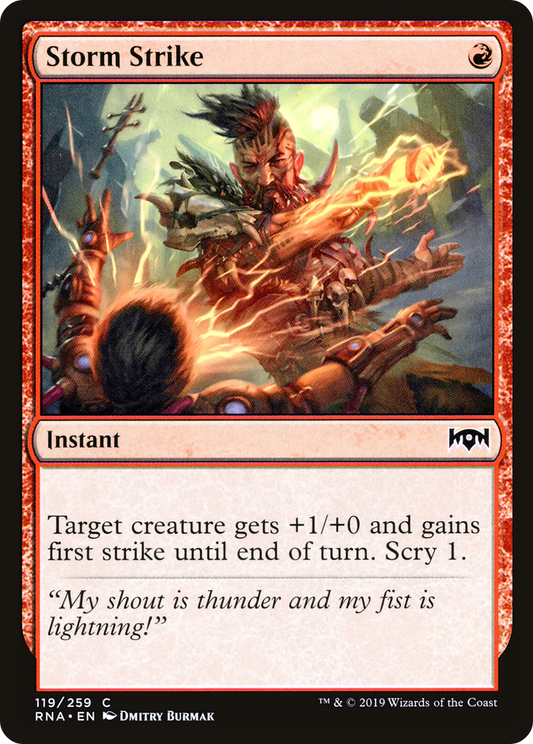 Storm Strike (RNA-119) - Ravnica Allegiance