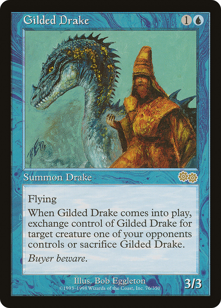 Gilded Drake (USG-076) - Urza's Saga